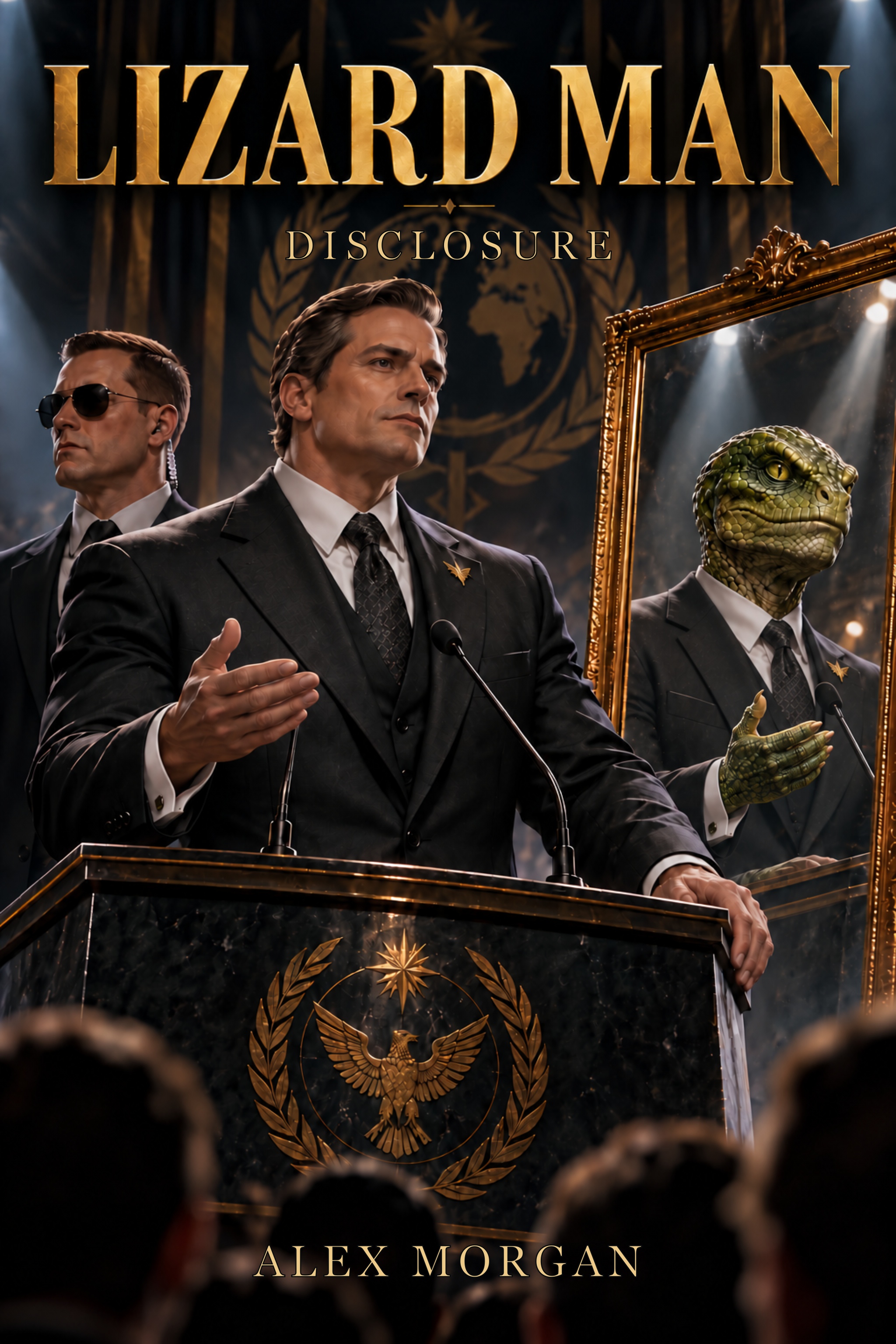 Official Lizard Man: Disclosure cover by Alex Morgan