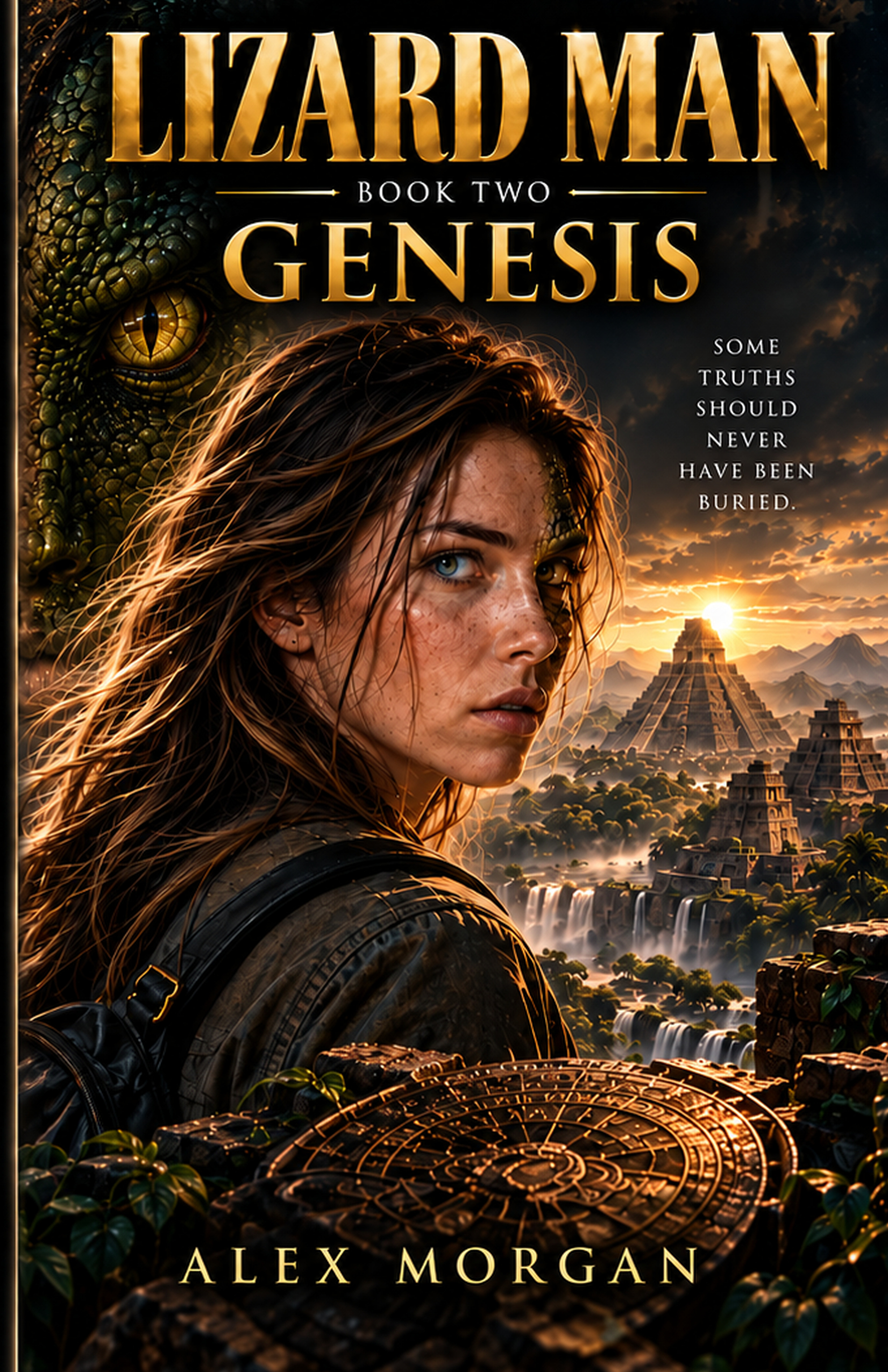 Official Lizard Man: Genesis cover by Alex Morgan